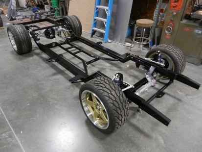 Schwartz Performance tri-5 Chevy chassis front1