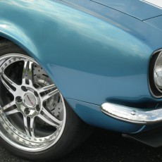 1967 Camaro Convertible front closeup