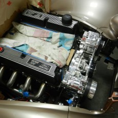 1936 Ford Coupe - engine bay upper
