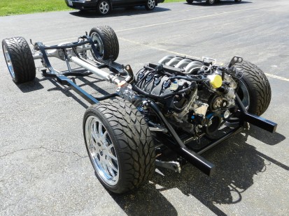 Schwartz Performance 1968 Mustang chassis front right