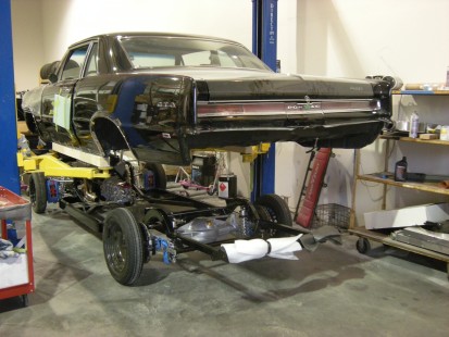 Schwartz Performance 1964 GTO fitting new chassis