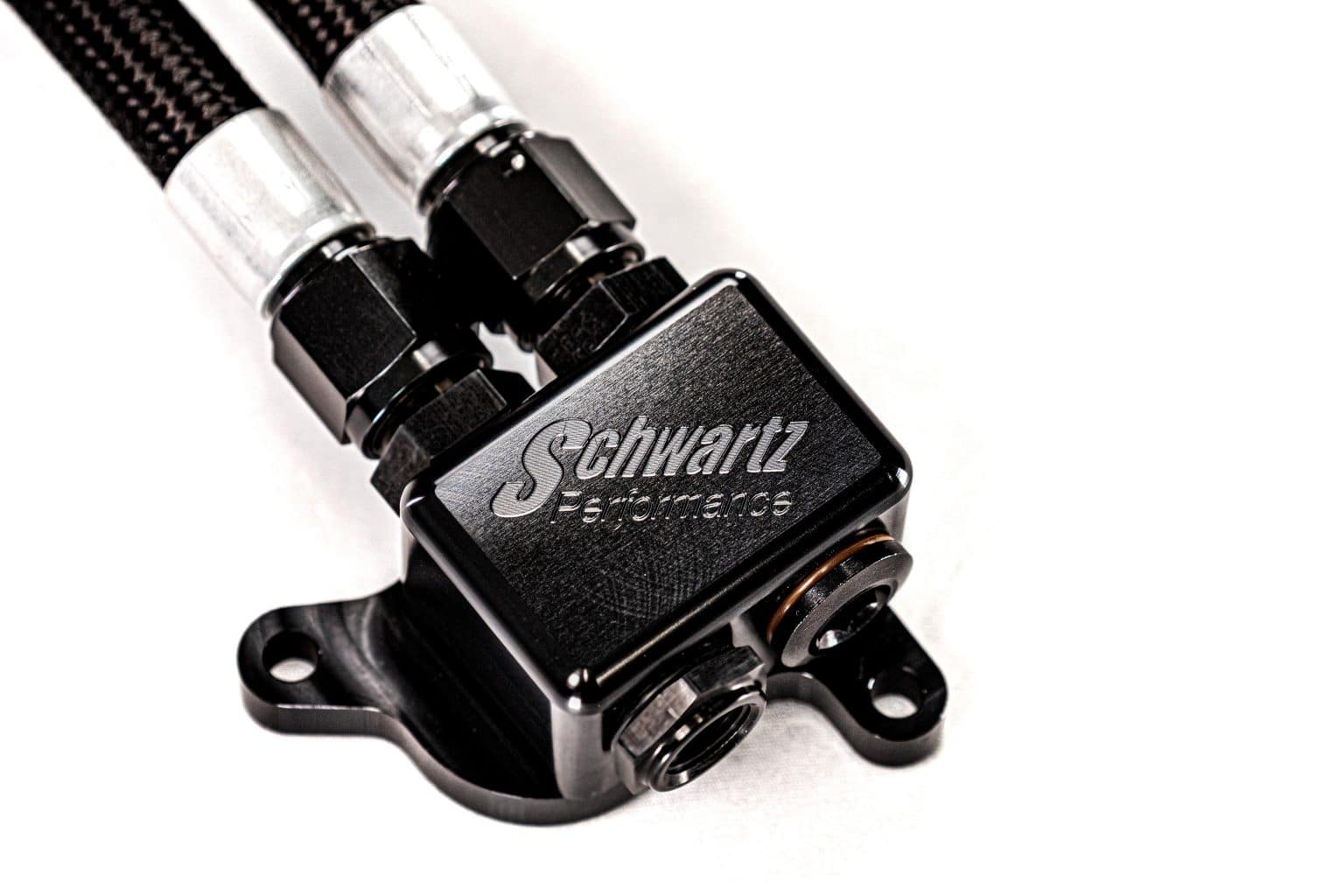 Hellcat Supercharger Intercooler Manifold Adapters Billet Aluminum AN